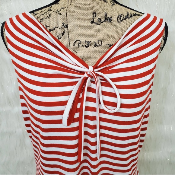 Liz Claiborne striped tank top - Picture 2 of 7